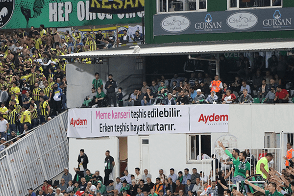  Yukatel Denizlispor - Fenerbahçe maçında "Meme Kanseri Farkındalık" etkinliği 